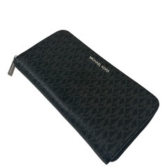 💼【美品】MICHAEL KORS マイケルコース 長財布 ブラック MKロゴ多数の画像