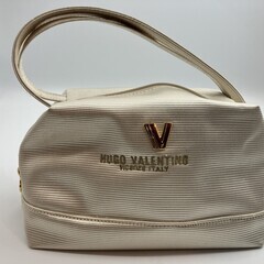 HUGO ＶＡＬＥＮＴＩＮＯ ハンドバッグ 白　Ｗ２２×Ｈ１３．...