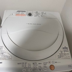 TOSHIBA洗濯機4.2kg ジャンク品
