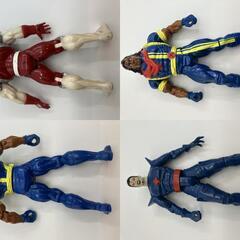 X-Men アクションフィギュア 6体セット マーベル　ケーブル　オメガ・レッド　サイクロップス　ビショップ　セイバートゥース　Mr. Sinister　２５～28ｃｍ　送料無料　　　の画像