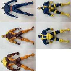 X-Men アクションフィギュア 6体セット マーベル　ケーブル　オメガ・レッド　サイクロップス　ビショップ　セイバートゥース　Mr. Sinister　２５～28ｃｍ　送料無料　　　の画像