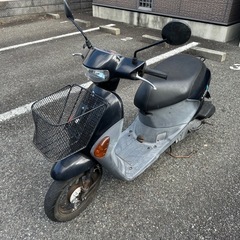 レッツ4 バッテリー新品 バスケット付の画像