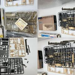 FUJIMI（１点） ESCI（３点未開封） 1/72キングタイガー等レトロプラモデル　セット　送料無料の画像
