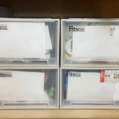 ((美品))1個で¥1000＊7個で¥5000テンマフィッツケース　押入れ収納の画像