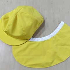 【美品】保育園用　帽子　黄色の画像