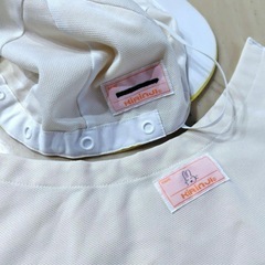 【美品】保育園用　帽子　黄色の画像