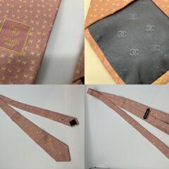 ＣＨＡＮＥＬ　ネクタイ　幅9.5ｃｍ（3.74 inch）ピンク　送料無料の画像
