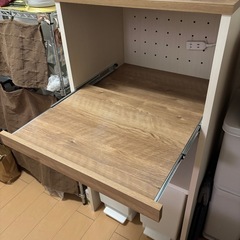 ごみ箱が入るキッチンラック