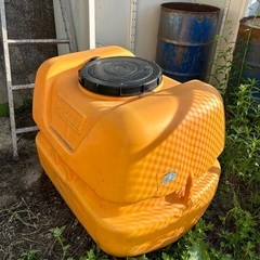 カボチャ500Lタンク現場に最適！港非常用給水タンクにも格安にて！
