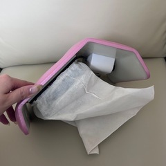 ネイル 集塵機 ダスト袋付き セルフネイラー向け ピンク  ネイルダストコレクターの画像