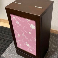 ミニ化粧台 鏡付き収納ラック 収納ボックス ドレッサー 鏡台の画像