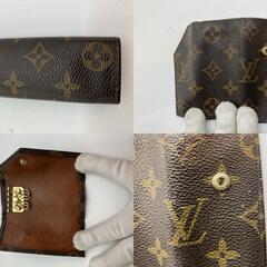 LOUIS VUITTON 　モノグラム　４連ロングキーケース　11×5ｃｍ（ 4.33×1.97 inch）　ブラウン　送料無料の画像