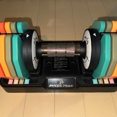 可変式ダンベル 10kg 2個セット  PYKES PEAK(パイクスピーク)の画像