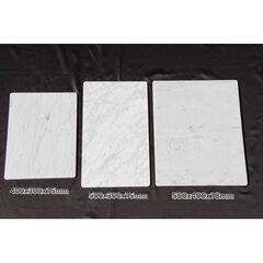 100%天然大理石 のし台 めん台 製菓台 パンこね台ビアンコカララ　Sサイズの画像