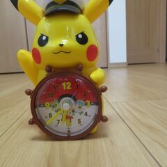 【中古】キャプテンピカチュウめざましどけい（小学一年生４月号付録）の画像