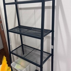 IKEA  棚　レールベリ シェルフユニット, ダークグレー　6...