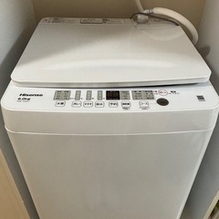 ハイセンス 全自動 洗濯機 6kg ホワイト HW-K60J