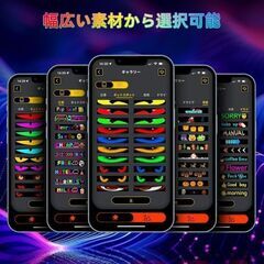 車用LEDディスプレイ パネル スクリーン LED表示画面 アプリ操作 マトリックスパネルの画像