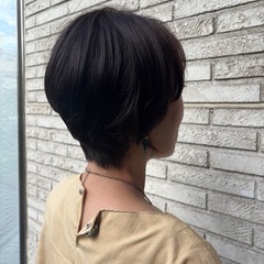 【6月19 ショート】大人のショートスタイル＋白髪染め✨