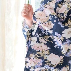 【新品】花柄の浴衣ワンピース
