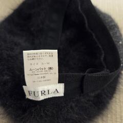 FURLA レトロ感　ベレー帽の画像