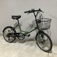 後ろカゴ付きママチャリ26インチ自転車白 (株REプランニング