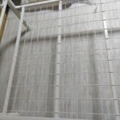 札幌市近郊にお住まいの方限定！送料無料！ニトリ お姫様 シングルパイプベッドの画像