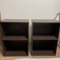 カラーボックス2個セット