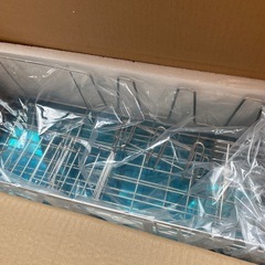 🌟新品🌟　水切りラック ステンレス製 伸縮式 水切りカゴ ディッシュラックの画像