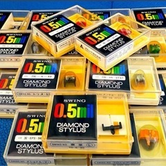 ［レコ針26個まとめ売り］SWING レコード針 0.5mil ...