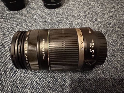 canon EFレンズセット　55-250mm 50mm 100mm