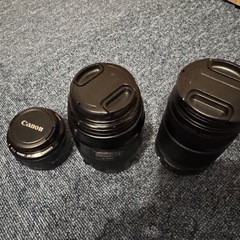 canon EFレンズセット　55-250mm 50mm 100mm canon EFレンズセット 55-250mm 50mm 100mm