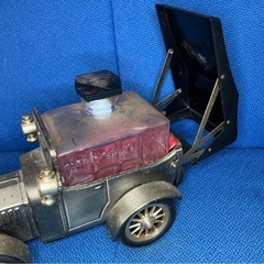 昭和レトロ 酒瓶 アンティーク ヴィンテージ 洋風 車 Ford フォード 1918 ブリキ ミニカー 空き瓶 空瓶の画像