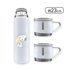SNOOPY スヌーピー  【グレー】 ステンレスボトル＋２Pカップ   保冷　保温の画像