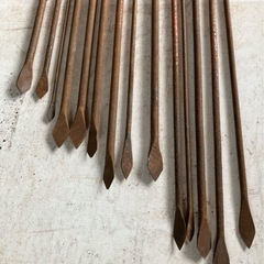 ［当時物］14本セット 長剣先キリ 和竿 竹節 まとめ売り 大量 まとめて 釣竿 釣り竿 DIY の画像