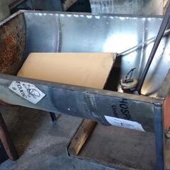 【小振りな160L缶】BBQ用ドラム缶コンロ　髑髏toxicの画像