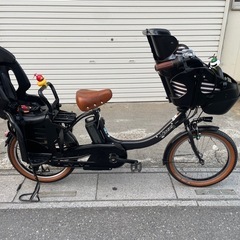 試乗🉑新車仕上げ⭐️中古子供乗せ電動自転車 ヤマハPASキス ブ...