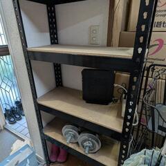 スチール棚　150cm x 70 x 30　他商品もまとめて引き...
