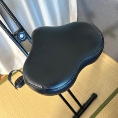 ティゴラ(TIGORA) 定価12000❗️フィットネスバイク TR FB003-XB BK ブラック 静音 マグネット式 折りたたみの画像