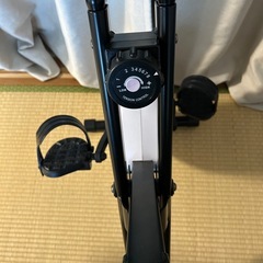 ティゴラ(TIGORA) 定価12000❗️フィットネスバイク TR FB003-XB BK ブラック 静音 マグネット式 折りたたみの画像