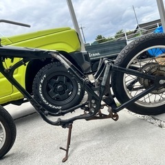 sr400書類付フレーム　ソフティル仕様　車検対応の画像
