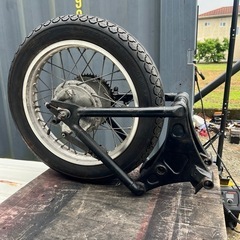 sr400書類付フレーム　ソフティル仕様　車検対応の画像