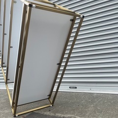 【美品】ローヤ　ラック　ディスプレイラック　ゴールド　大理石風　の画像