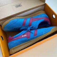 スニーカー　Gola 　26.5cm 新品　/  Gola Classics Women's Tornado Sneakers、Santorini/Fuchsiaの画像
