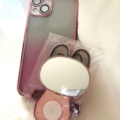iPhone13ミラー・スタンド付カバー［脇ありタイプ］の画像