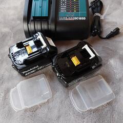 新品未使用マキタ純正バッテリー 2個3A 充電器DC18SD 18V