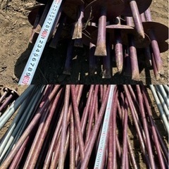 はぜかけ棒　170cm＆140cmはざかけ棒　稲干し棒1500円1本(b)の画像
