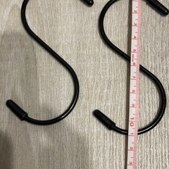 s字フック 黒の画像