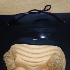 能面 竹泉作　翁　翁面 狂言面 神楽面 伝統芸能 陶器の画像
