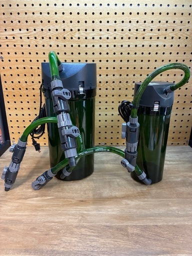 エーハイム2213 2211 ともにダブルタップ付き　水槽蓋付き　セット